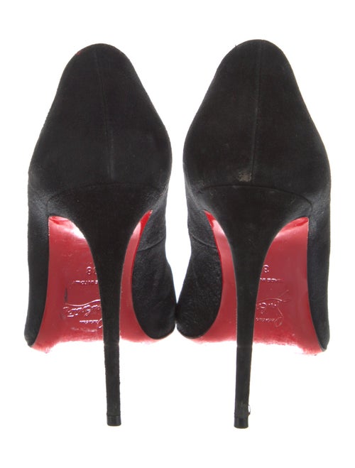 Christian Louboutin Suede T-Strap Pumps