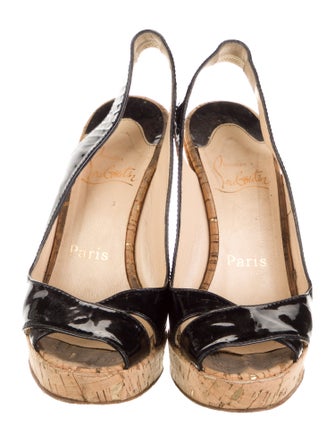 Christian Louboutin Jute Slingback Sandals