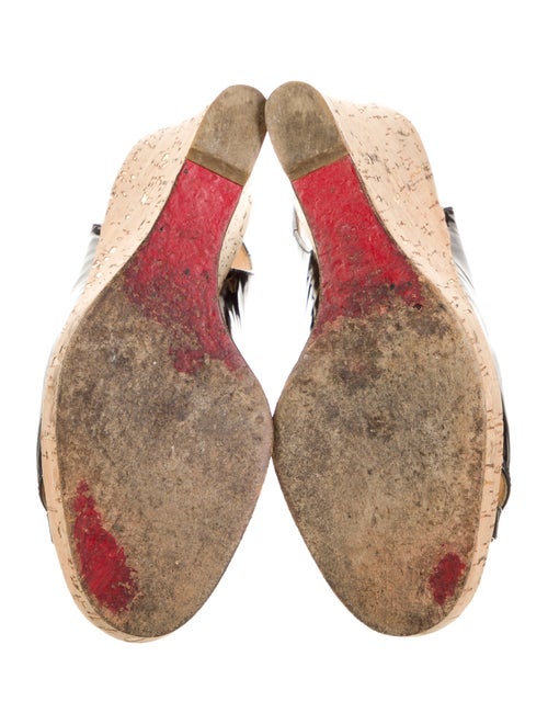 Christian Louboutin Jute Slingback Sandals