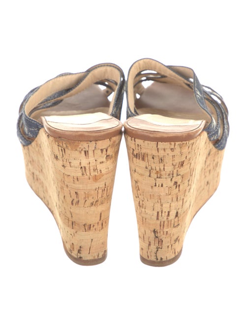 Christian Louboutin Denim Slides