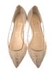 Christian Louboutin Mesh Glitter Accents Ballet Flats