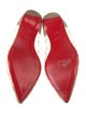 Christian Louboutin Mesh Glitter Accents Ballet Flats