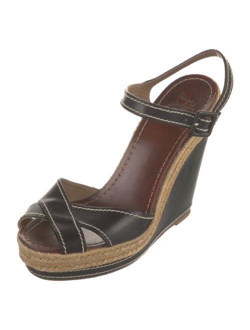 Christian Louboutin Leather Espadrilles