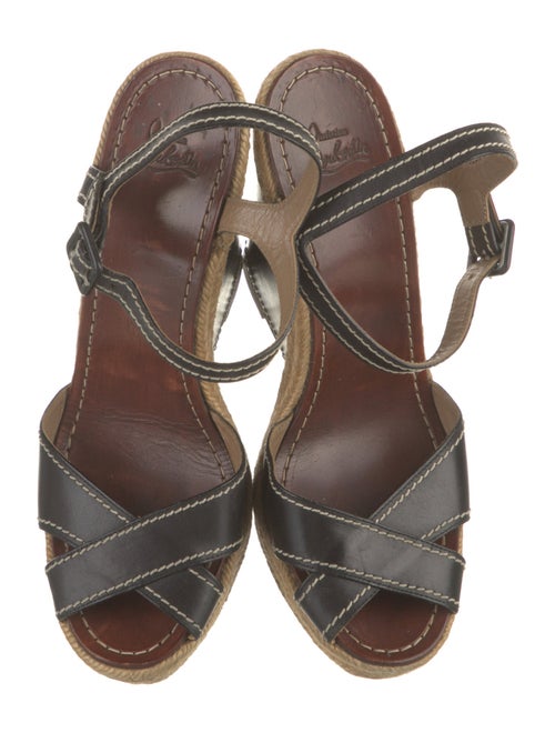 Christian Louboutin Leather Espadrilles
