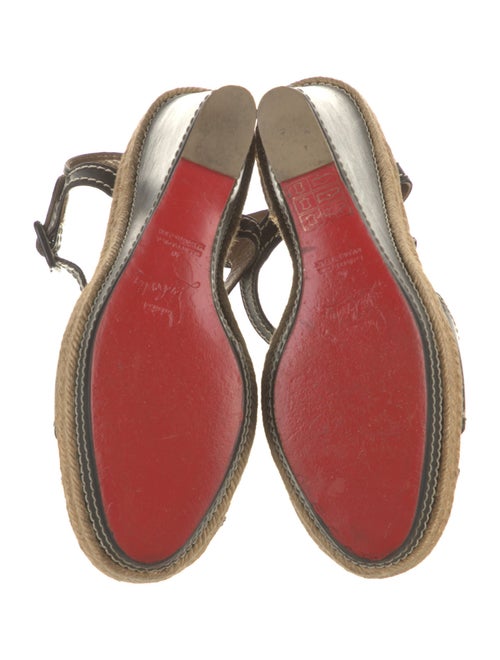 Christian Louboutin Leather Espadrilles