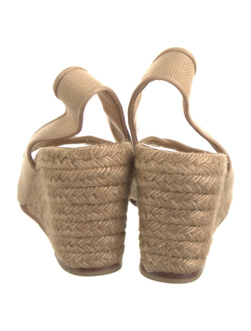 Christian Louboutin Canvas Slingback Sandals