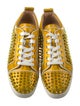 Christian Louboutin Spike Accents Patent Leather Sneakers