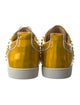 Christian Louboutin Spike Accents Patent Leather Sneakers