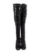 Christian Louboutin Leather Lace-Up Boots