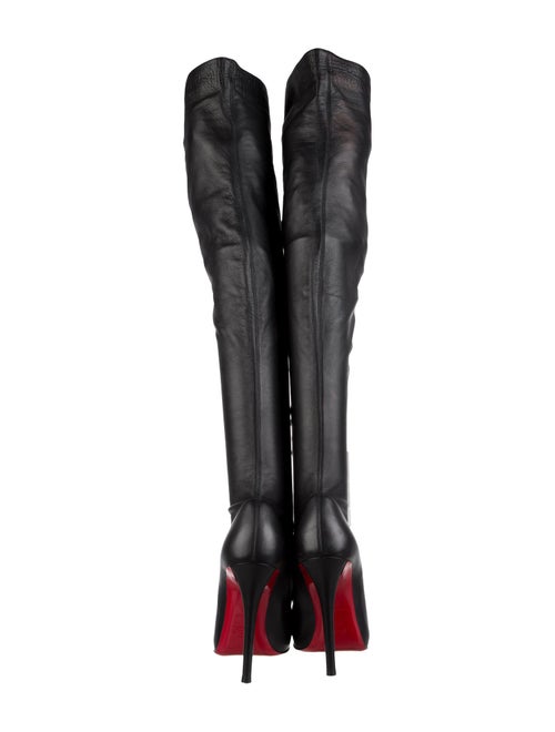 Christian Louboutin Leather Lace-Up Boots