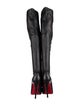 Christian Louboutin Leather Lace-Up Boots