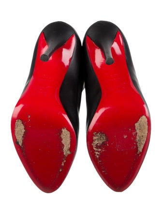 Christian Louboutin Leather Lace-Up Boots