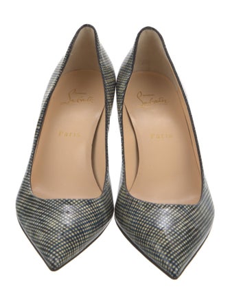 Christian Louboutin Patent Leather Printed Pumps