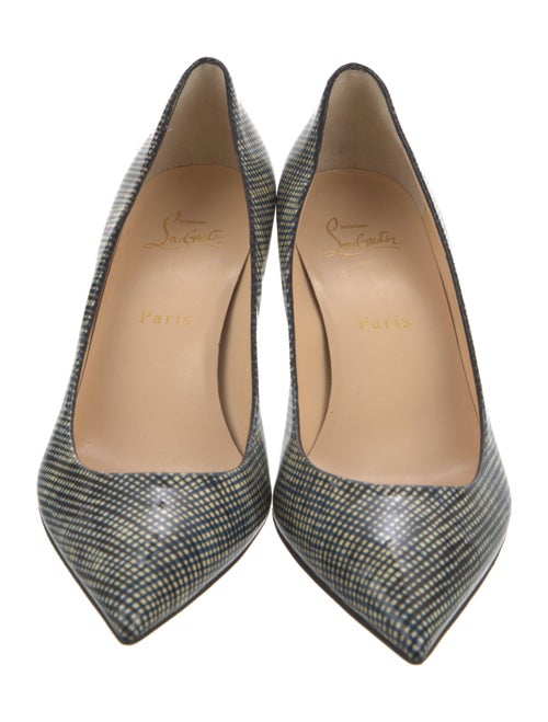 Christian Louboutin Patent Leather Printed Pumps