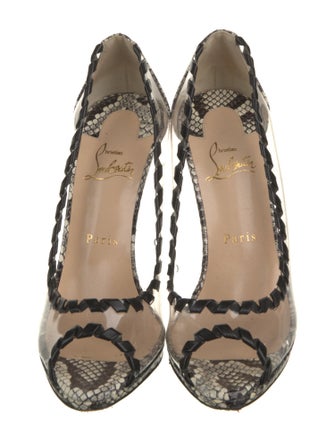Christian Louboutin PVC Animal Print Pumps