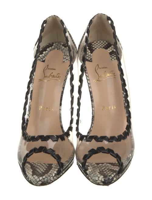 Christian Louboutin PVC Animal Print Pumps
