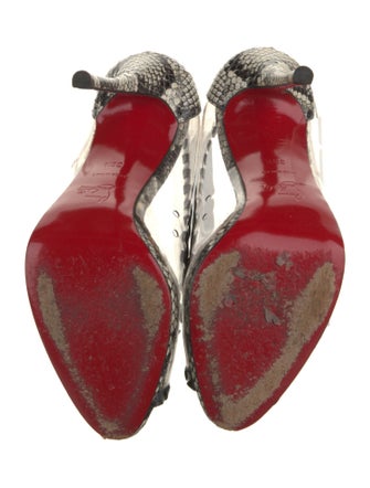 Christian Louboutin PVC Animal Print Pumps