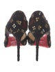 Christian Louboutin Floral Print Embroidered Accent D'Orsay Pumps