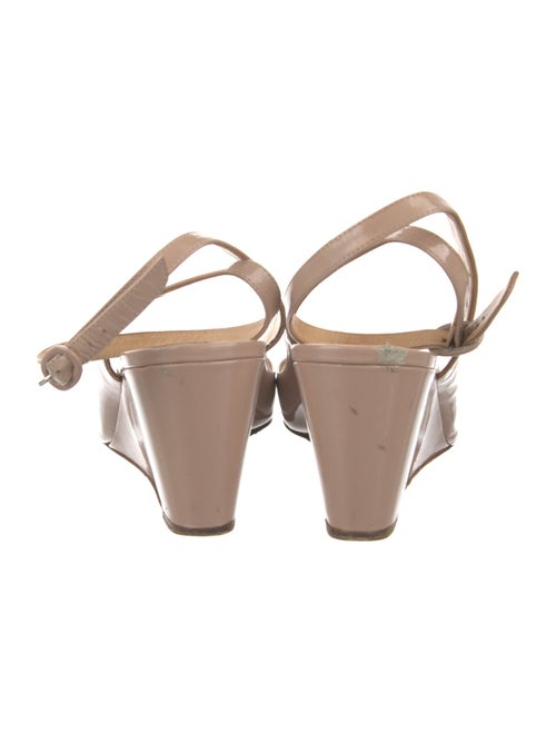 Christian Louboutin Patent Leather Slingback Sandals