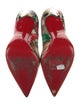 Christian Louboutin Patent Leather Printed Pumps