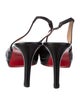 Christian Louboutin Leather Slingback Pumps