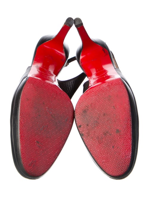 Christian Louboutin Leather Slingback Pumps