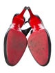 Christian Louboutin Leather Slingback Pumps