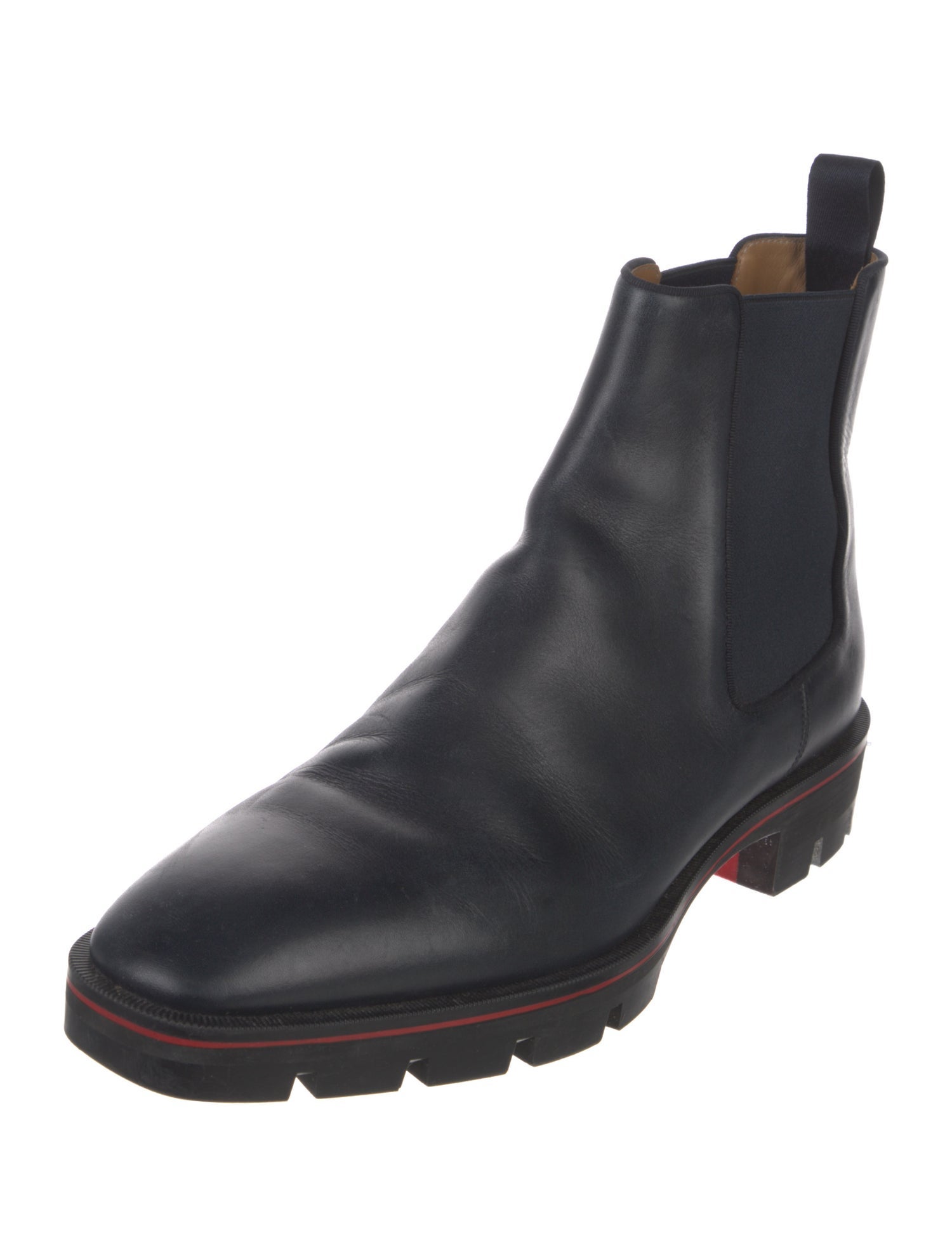 Christian Louboutin Leather Chelsea Boots