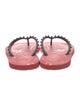 Christian Louboutin Spike Accents Rubber Flip Flops