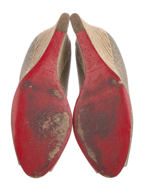 Christian Louboutin Glitter Glitter Accents Pumps