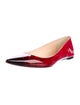 Christian Louboutin Patent Leather Printed Flats