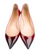 Christian Louboutin Patent Leather Printed Flats