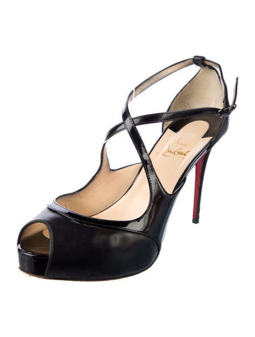 Christian Louboutin Leather T-Strap Sandals