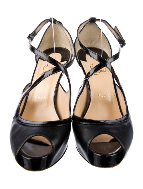 Christian Louboutin Leather T-Strap Sandals