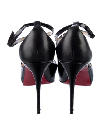 Christian Louboutin Leather T-Strap Sandals