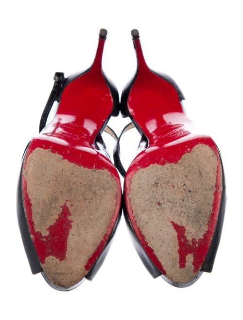 Christian Louboutin Leather T-Strap Sandals