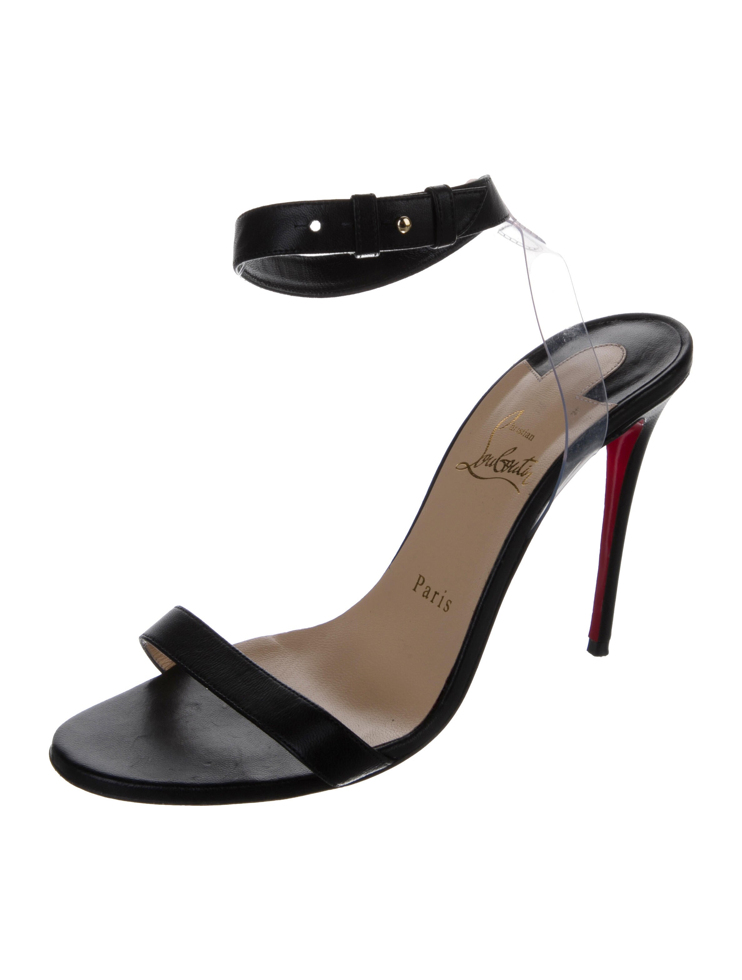 Christian Louboutin Leather Slides