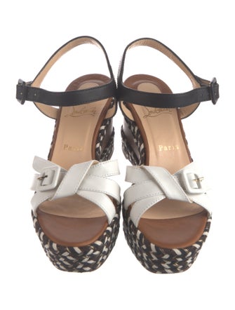 Christian Louboutin Leather Patterned Sandals
