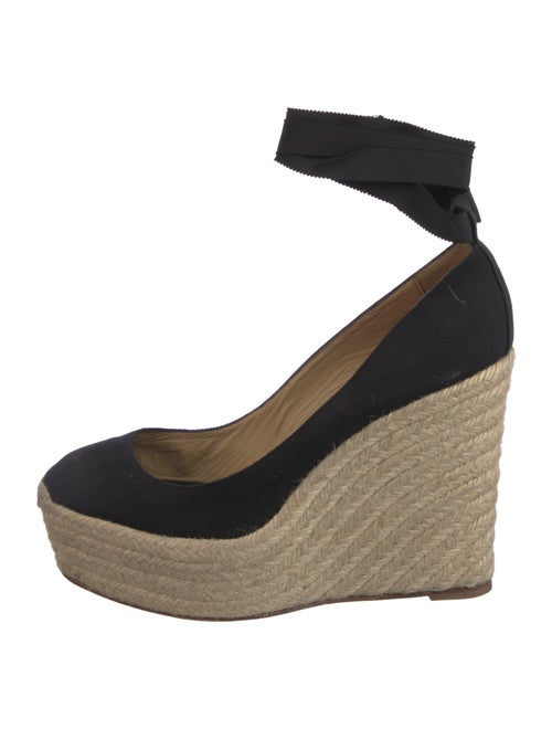 Christian Louboutin Canvas Colorblock Pattern Pumps