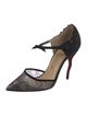 Christian Louboutin Lace Lace Pattern D'Orsay Pumps