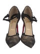 Christian Louboutin Lace Lace Pattern D'Orsay Pumps