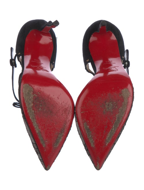 Christian Louboutin Lace Lace Pattern D'Orsay Pumps