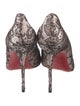 Christian Louboutin Lace Floral Print Pumps