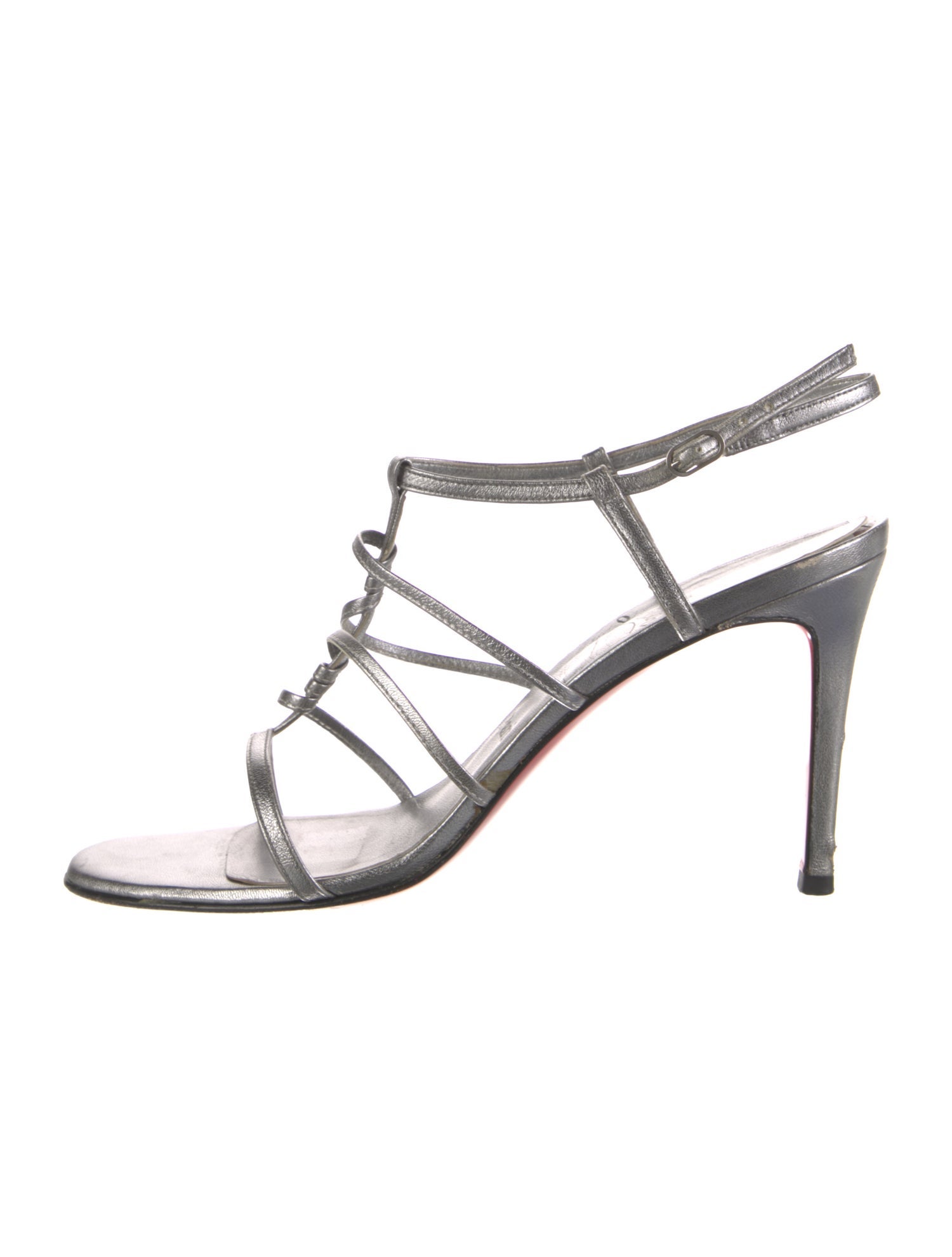 Christian Louboutin Leather T-Strap Sandals