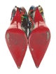 Christian Louboutin Patent Leather Printed Boots