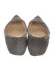 Christian Louboutin Suede Studded Accents Ballet Flats