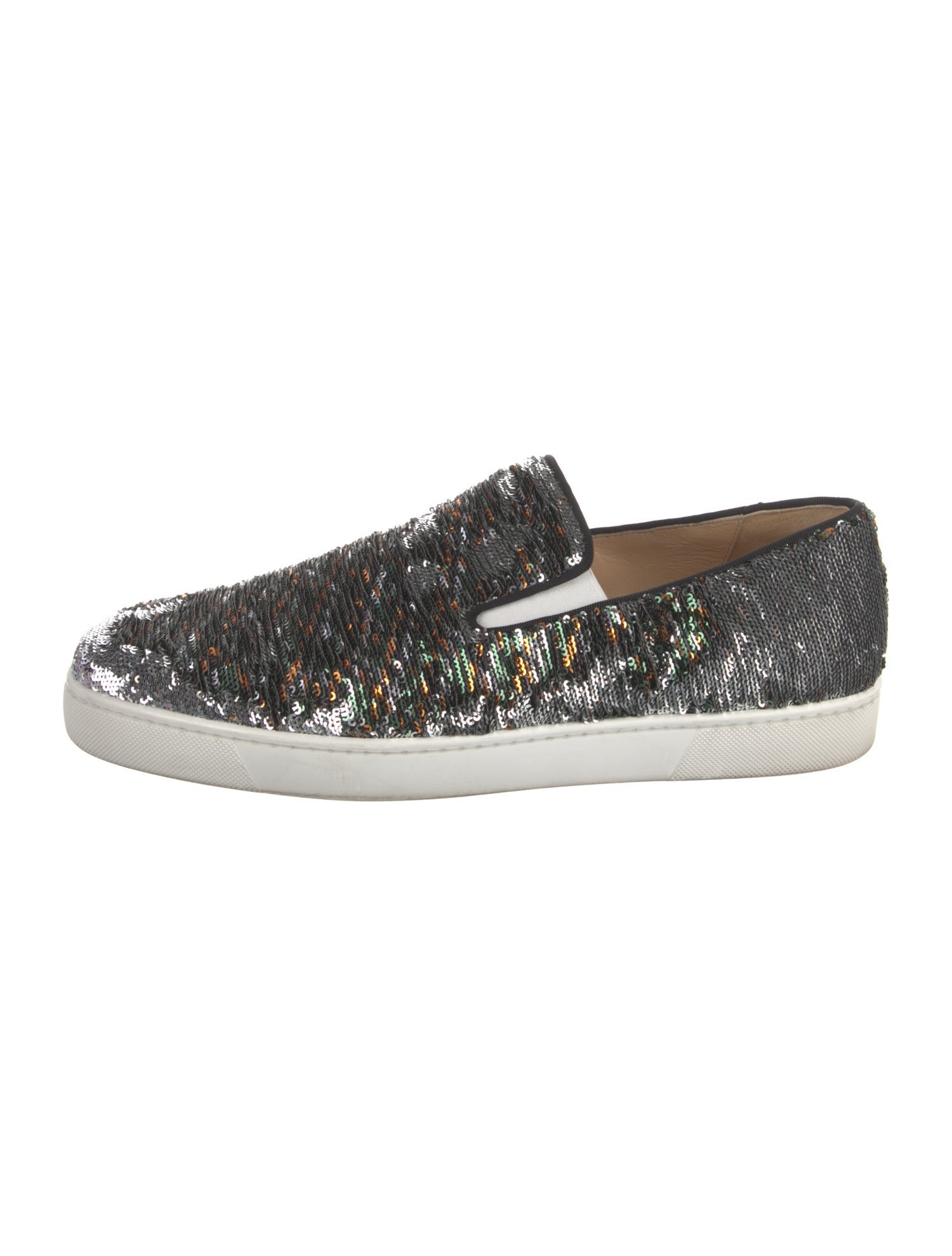 Christian Louboutin Sequins Printed Sneakers