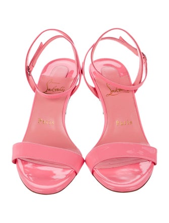 Christian Louboutin Epic 70 Patent Leather Sandals