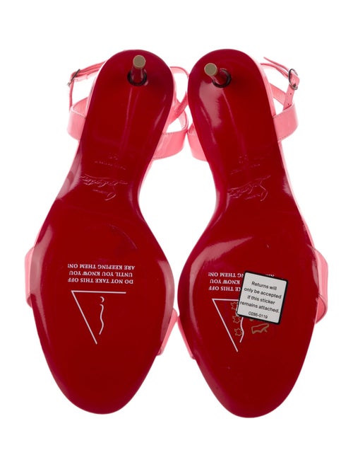 Christian Louboutin Epic 70 Patent Leather Sandals