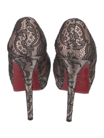 Christian Louboutin Lace Lace Pattern Pumps